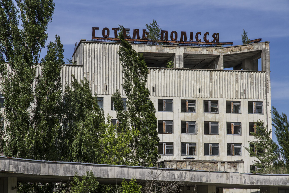 architecture of the city of Pripyat