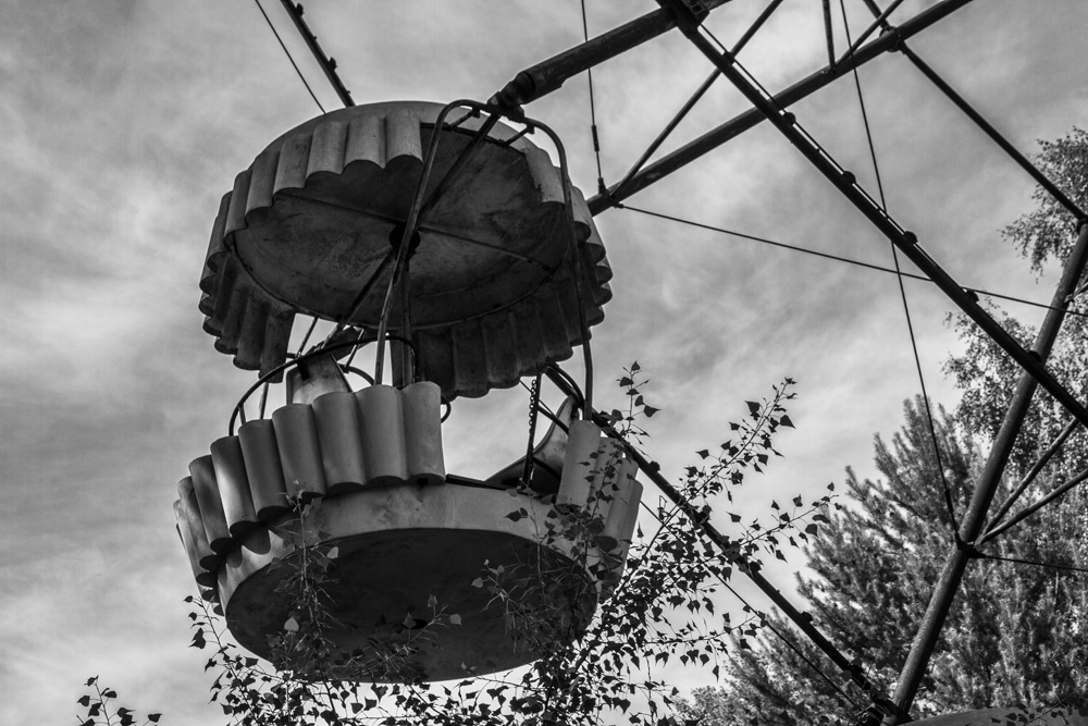 ferris wheel in Chernobyl nuclear exlusion zone