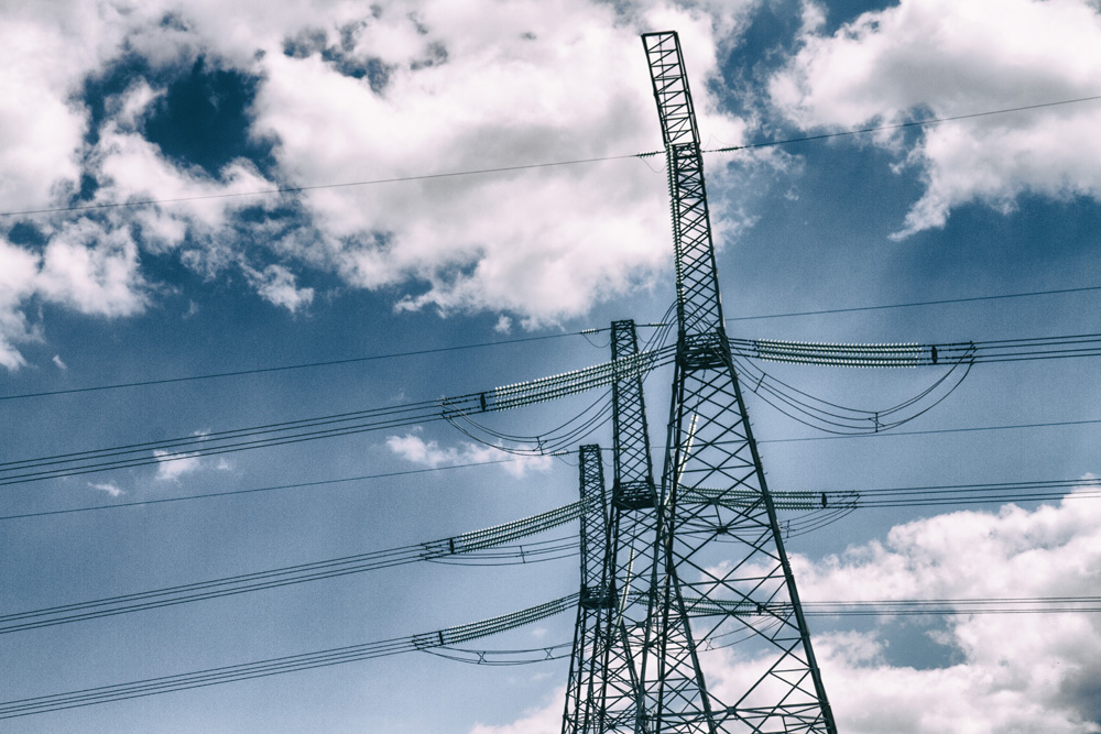 power lines in Chernobyl