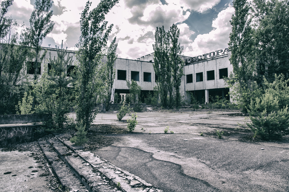 abandoned city of Pripyat, Chernobyl