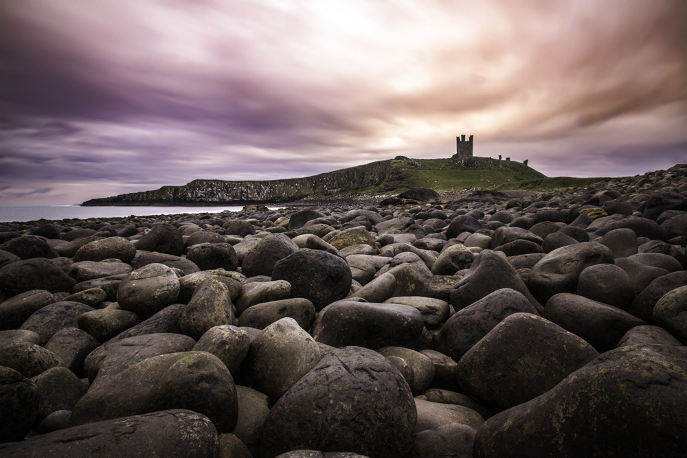 Dunstanburgh Castle from Embleton Bay